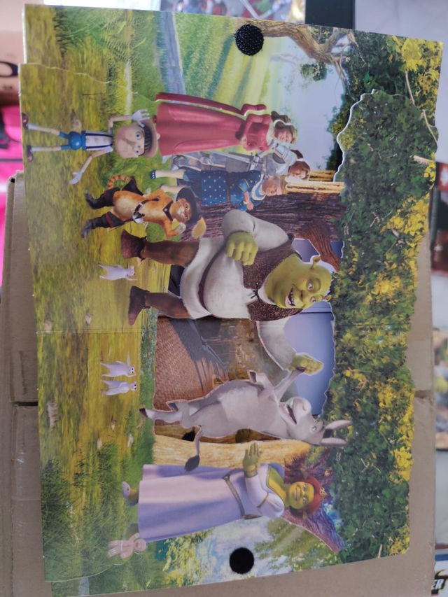 Películas DVD Shrek 1, 2 y 3