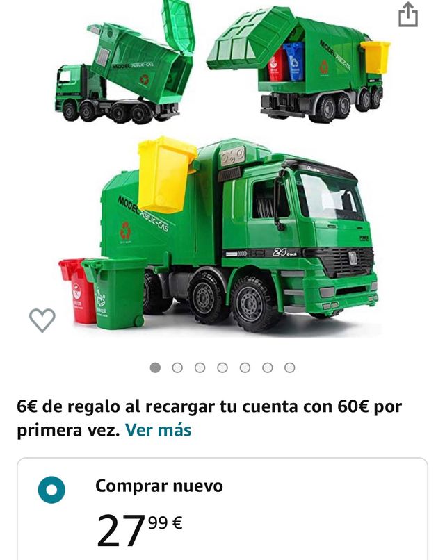 juguetes Camión de basura