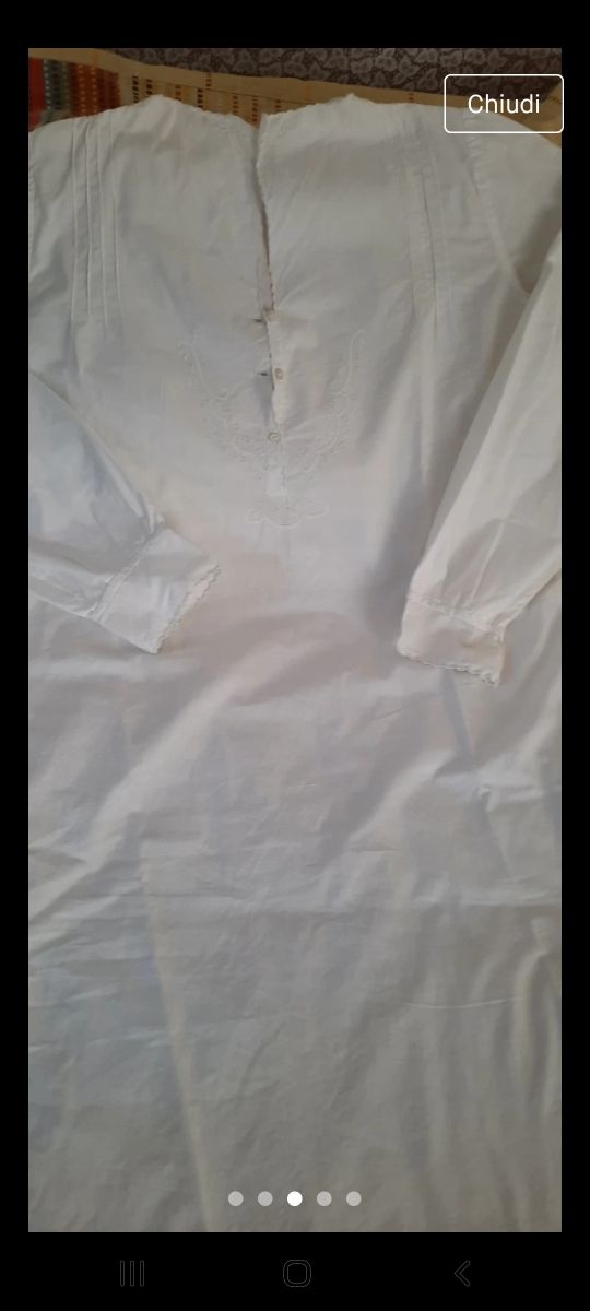 antiquariato camice da notte