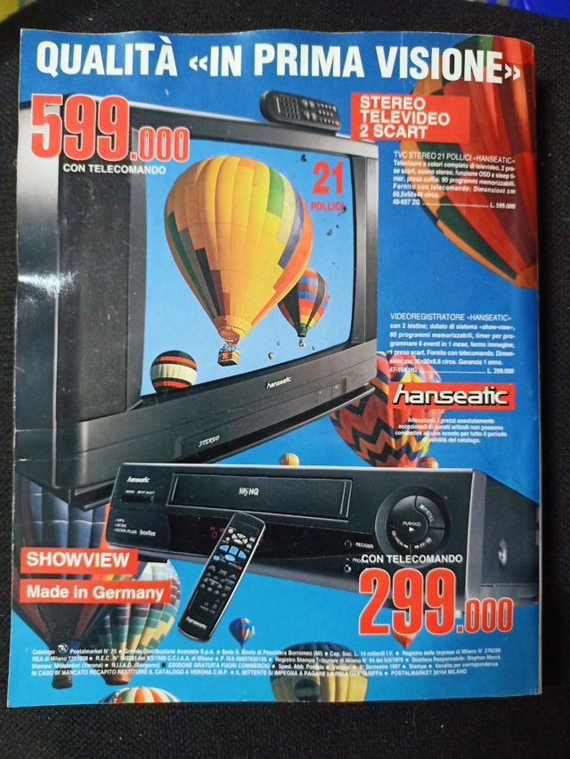 Postalmarket autunno inverno 97 