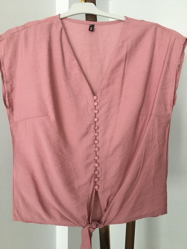 Camisa rosa, talla M, nueva