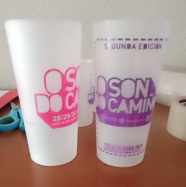 Vasos Festivales Galicia: Son do camiño - Caudal -