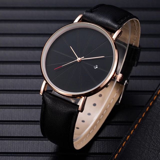 Reloj para Hombre, esfera de oro rosa
