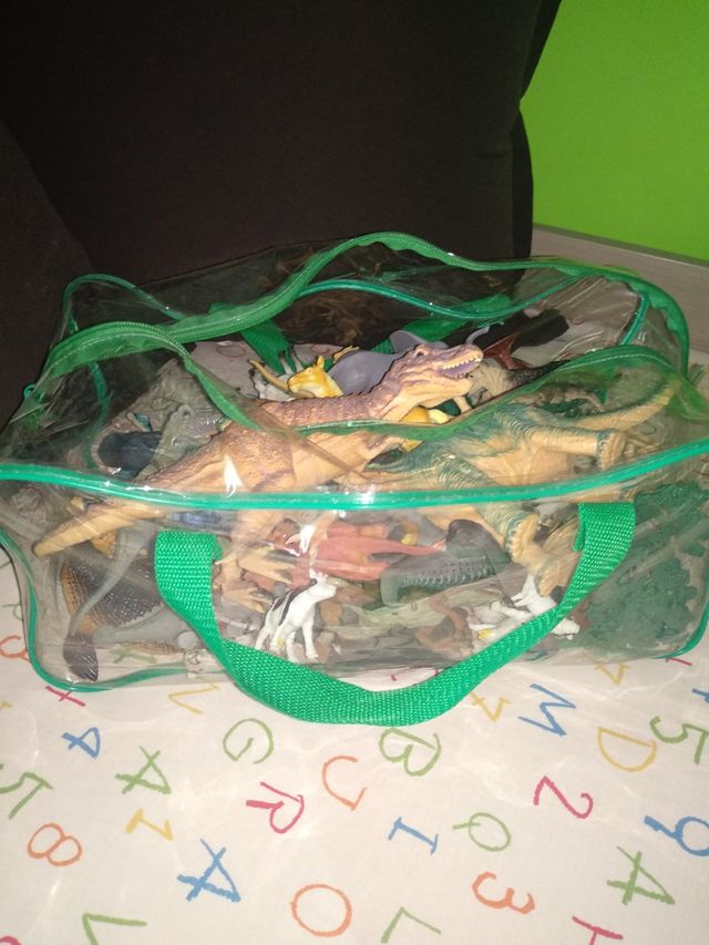 Bolsa juguetes animales
