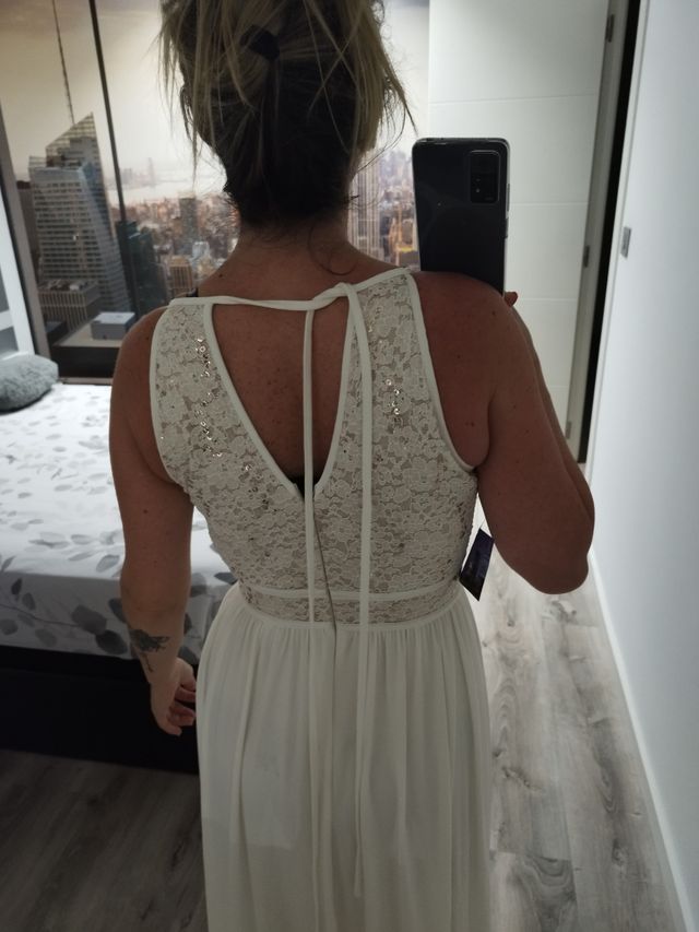 vestido blanco TU