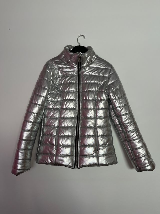 Abrigo plateado New Collection