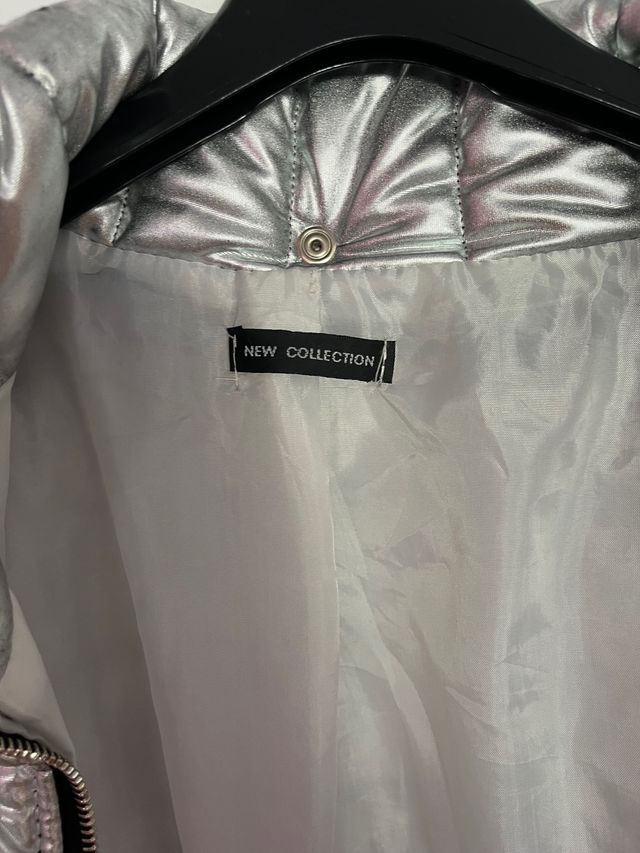 Abrigo plateado New Collection