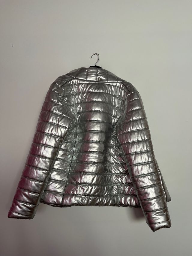 Abrigo plateado New Collection