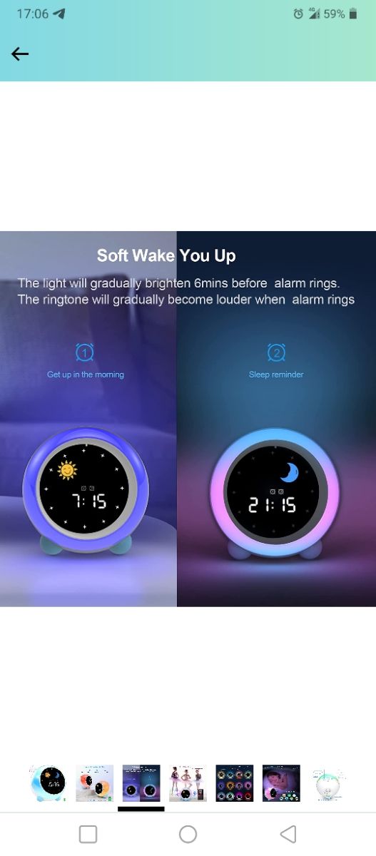 Reloj despertador bluetooth niños