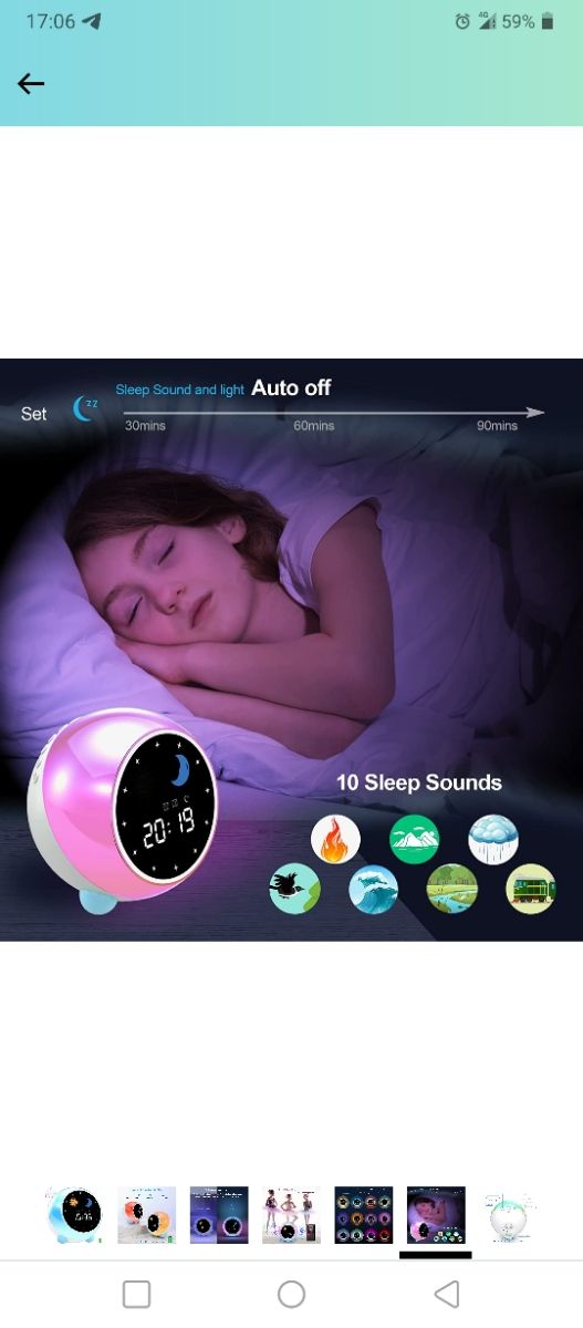 Reloj despertador bluetooth niños