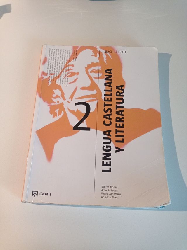 lengua castellana y literatura, 2 bachillerato