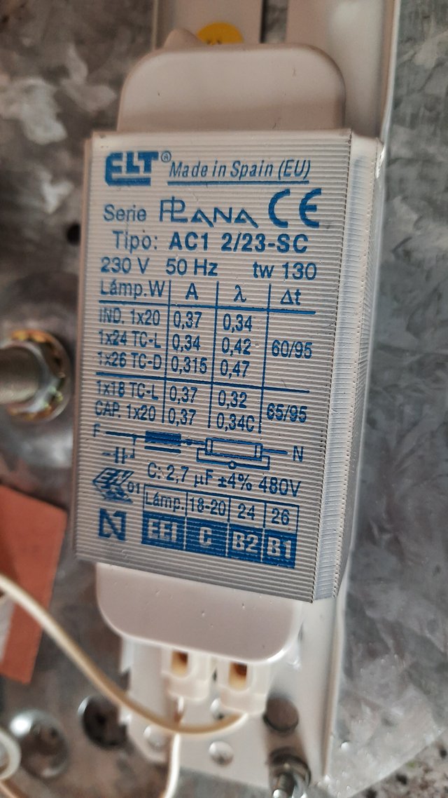 Lámpara de cerámica para el techo en Córdoba