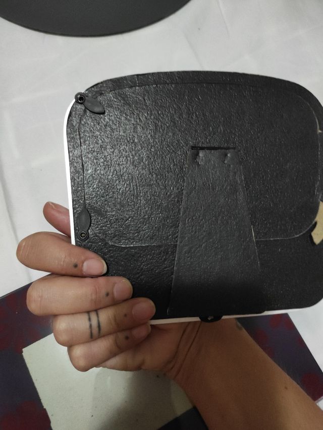 marco de fotos de tele vintage