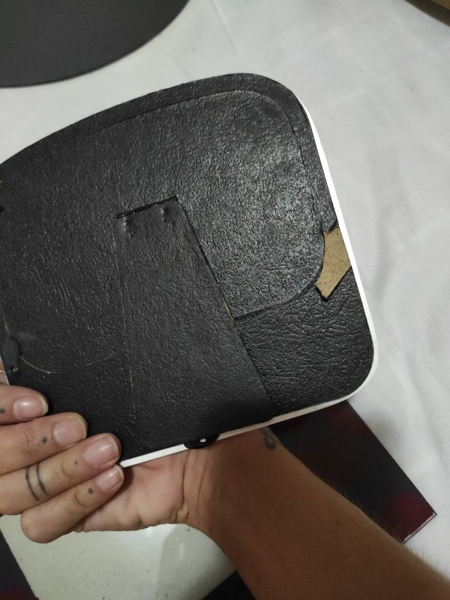 marco de fotos de tele vintage