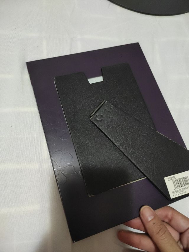 marco de fotos de cristal