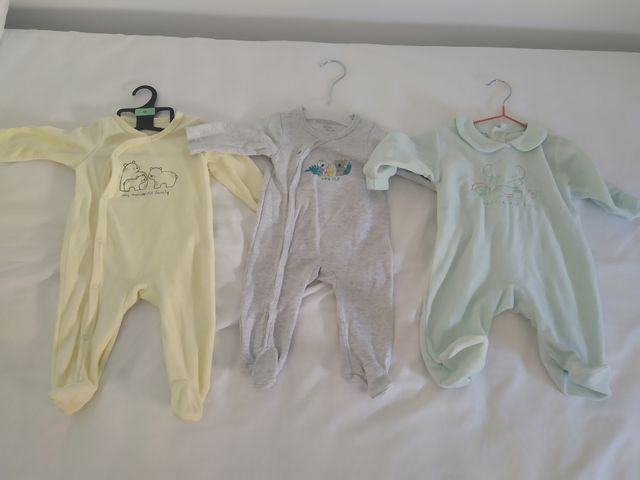 lote 3 pijamas bebe
