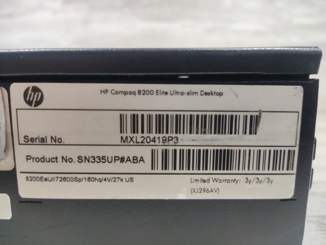 Computer HP 8200 USDT i5 2400 8 GB 128 SSD