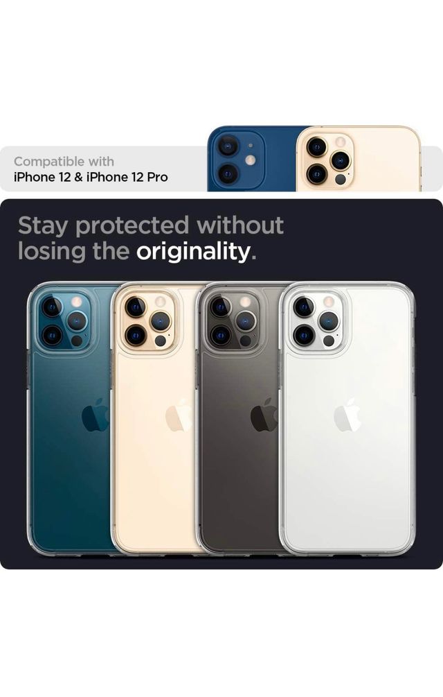 Funda Ultra Hybrid  Iphone 12/Pro Transparente