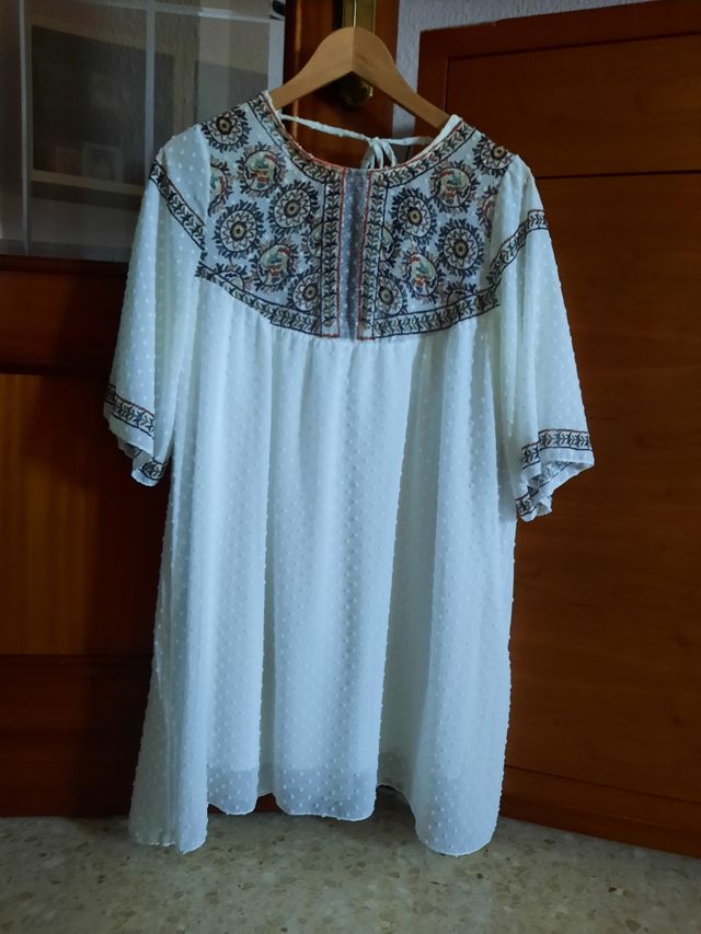 vestido blanco de verano