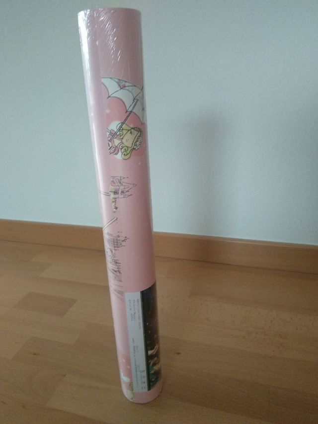 Papel pared dormitorio niña