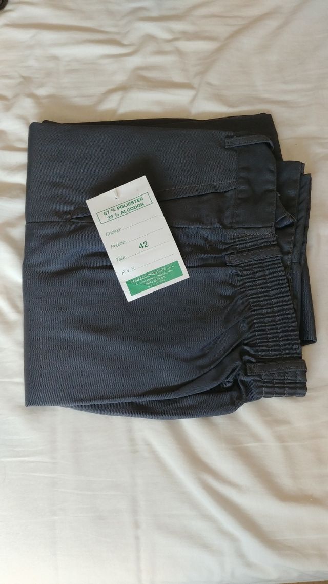 Pantalón de trabajo gris T 42 