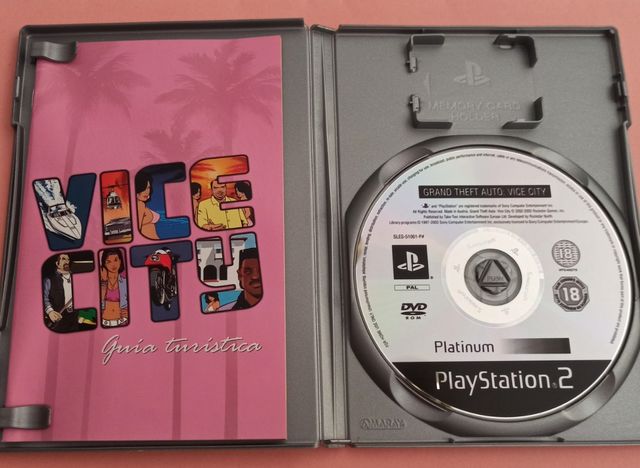 GTA Vice City Platinum PS2