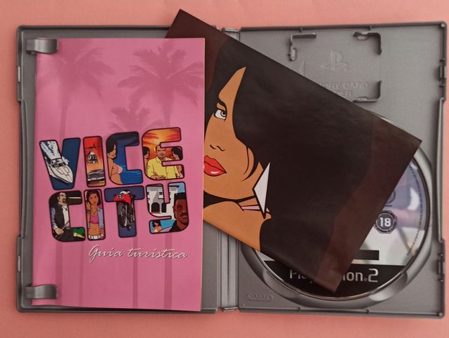 GTA Vice City Platinum PS2