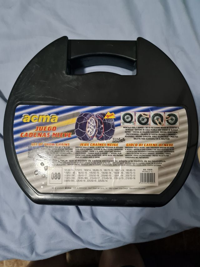 Cadenas para nieve