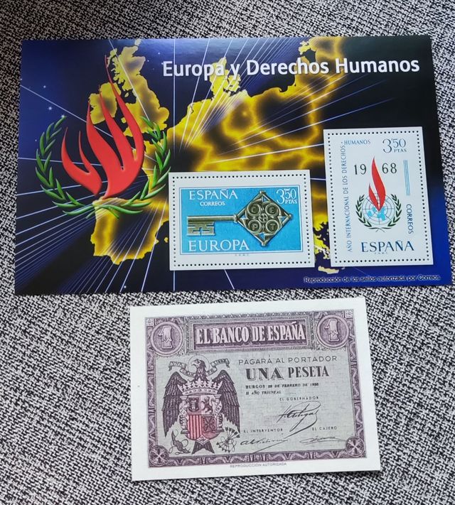 Colección El franquismo en sellos y billetes