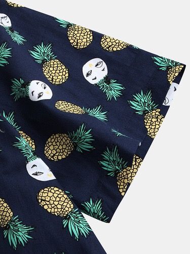 Camisas Informales Transpirables Con Estampado