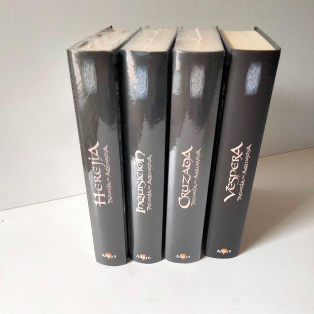 4 libros Trilogía de Aquasilva