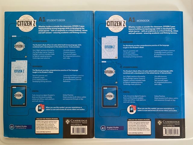 CITIZEN Z - Workbook + Student\'s book A1 de segunda mano por 10 EUR en