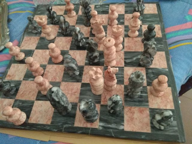 ajedrez de marmol