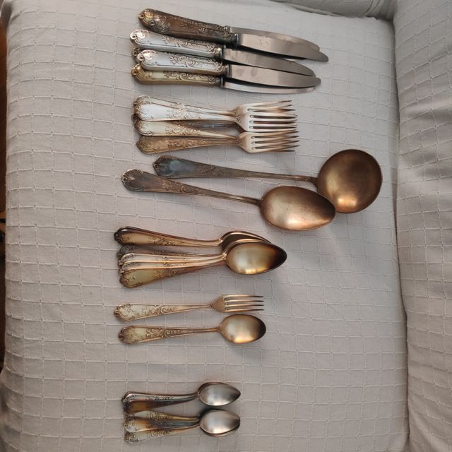 Cubertería plata Meneses