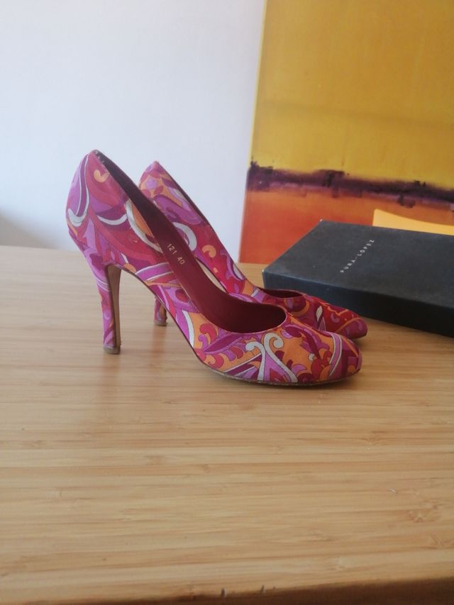 zapatos de tacón pura López 40