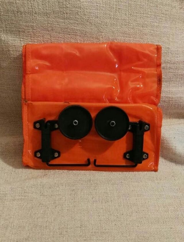 Bolsa de plástico plegable con ruedas pequeña