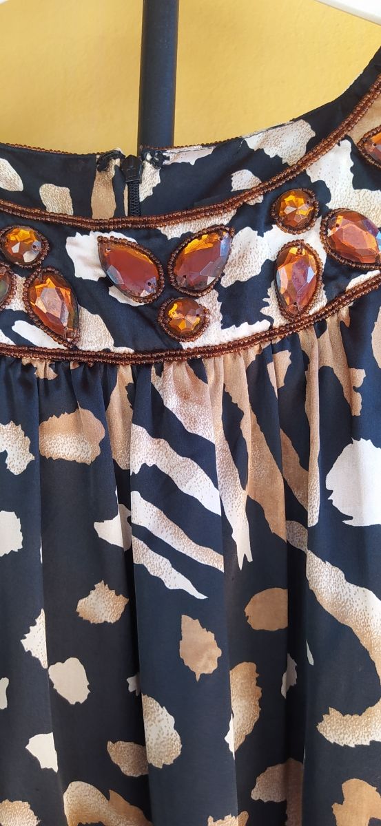 vestido 3 XL/ talla 46 con pedrería