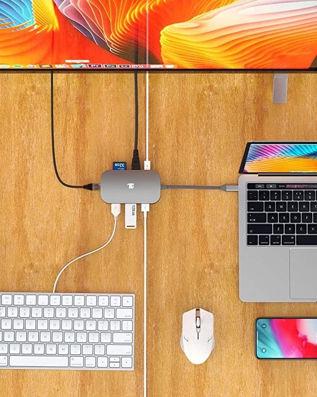 Hub USB C 9 Puertos USB C 4K SIN ESTRENAR