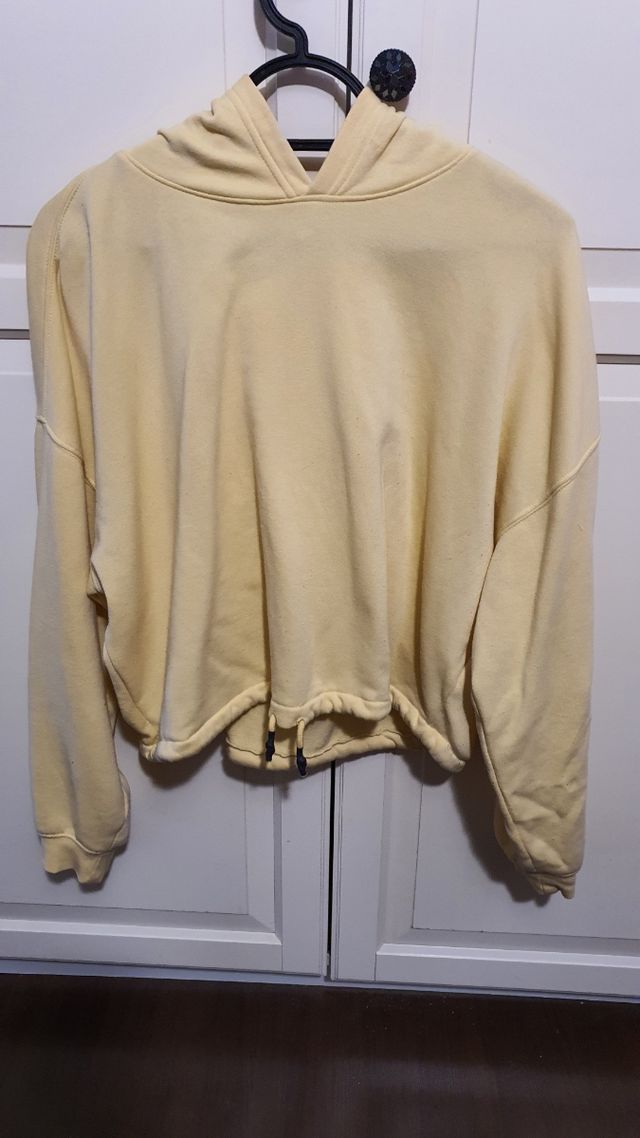 Sudadera amarilla mujer