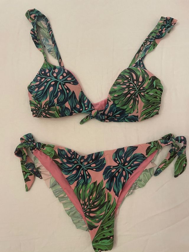 Bikini rosa e verde Calzedonia
