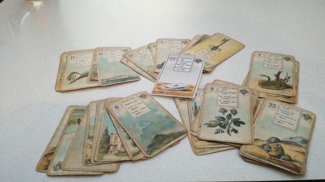 Antiguas cartas de para predecir el futuro