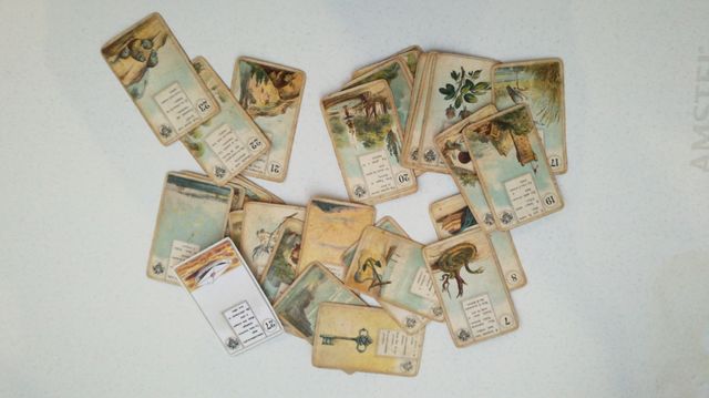 Antiguas cartas de para predecir el futuro