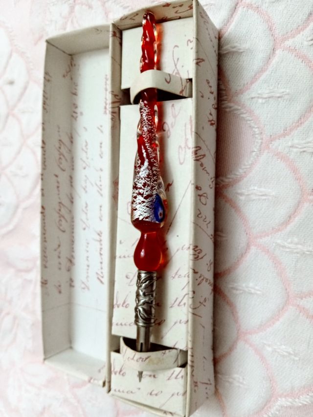 Pluma Cristal de Murano