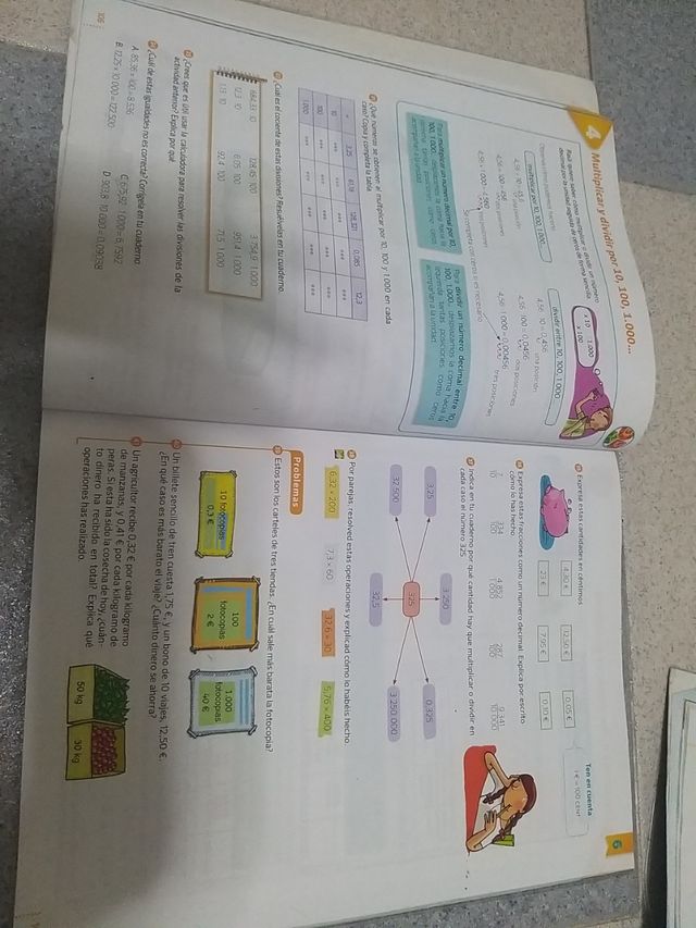 Libros Matemáticas 5 primaria SM los tres