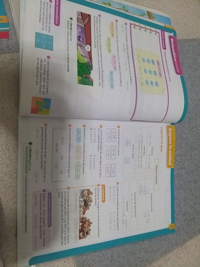 Libros Matemáticas 5 primaria SM los tres