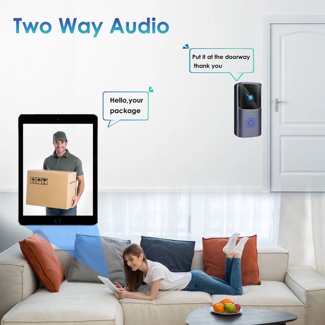 WIFI Doorbell Camera Smart Home Wireless