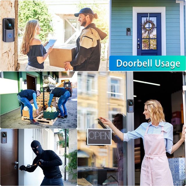 WIFI Doorbell Camera Smart Home Wireless