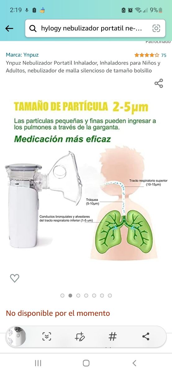 inhalador portátil