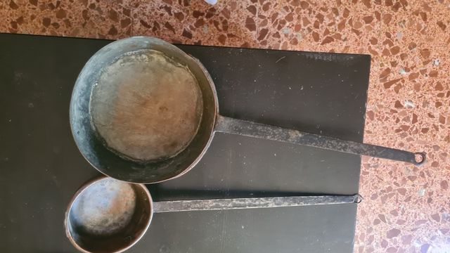 cacerola cobre antigua