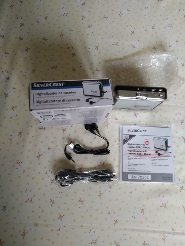 walkman digitalizador de cassetes